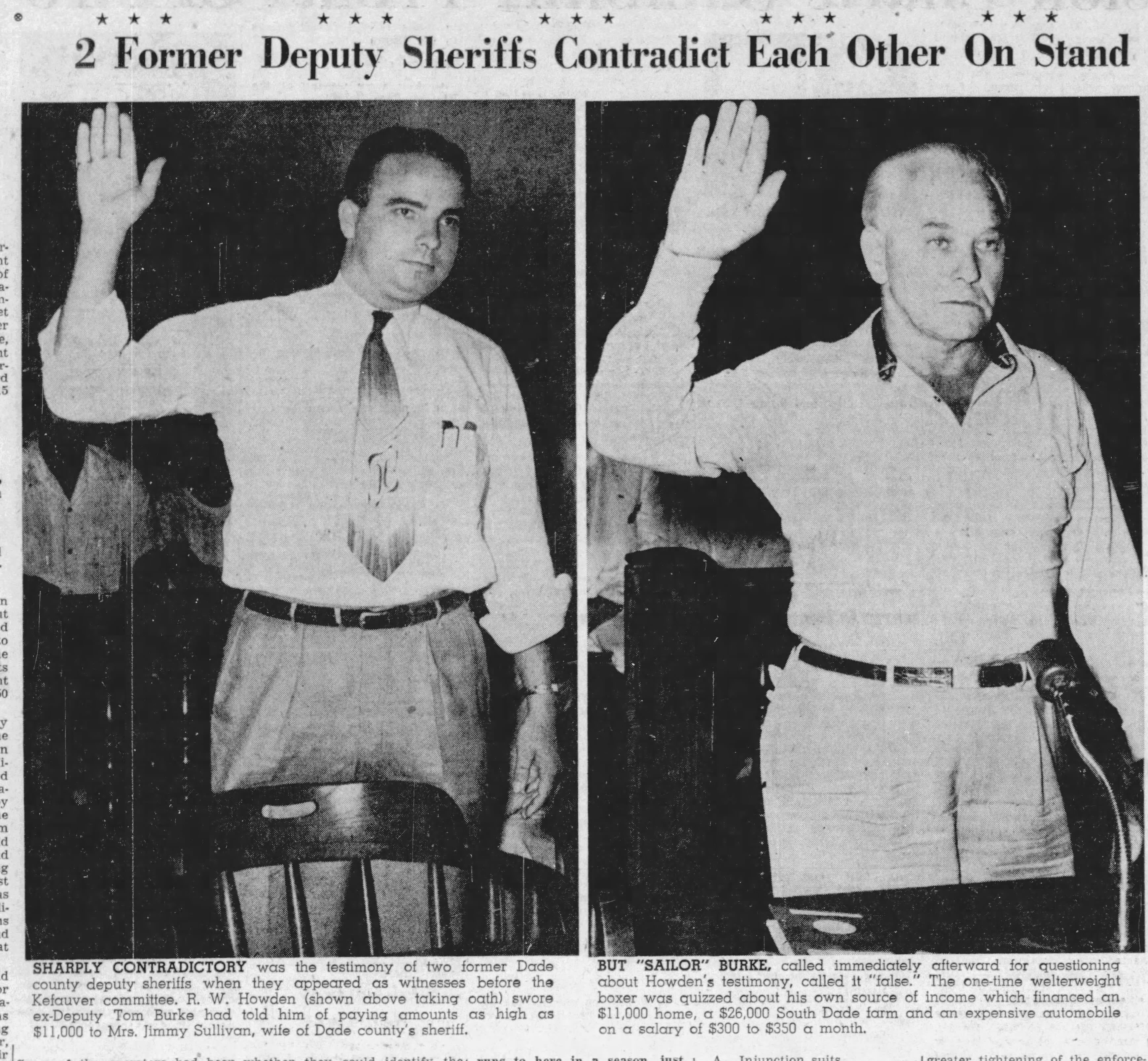 Senate Testimony Newspaper